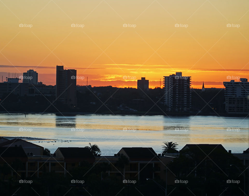 Clearwater at sunset