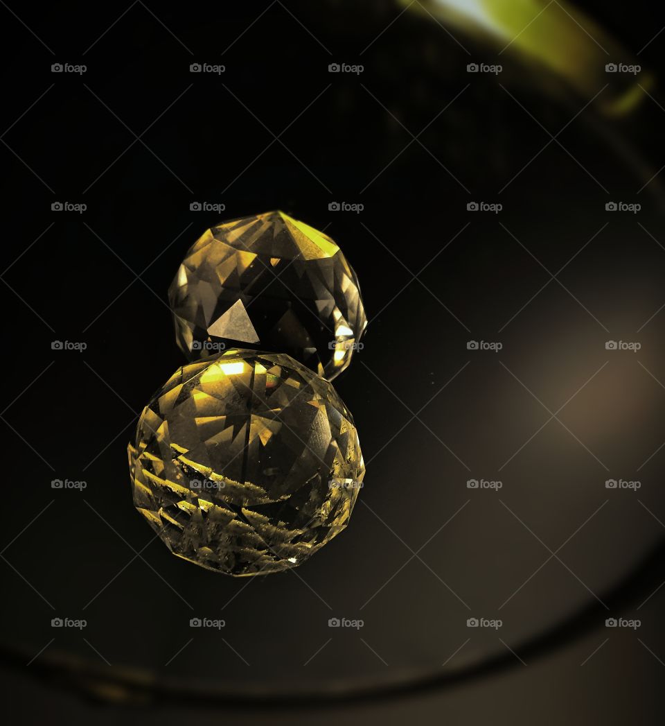 Crystal in the mirror