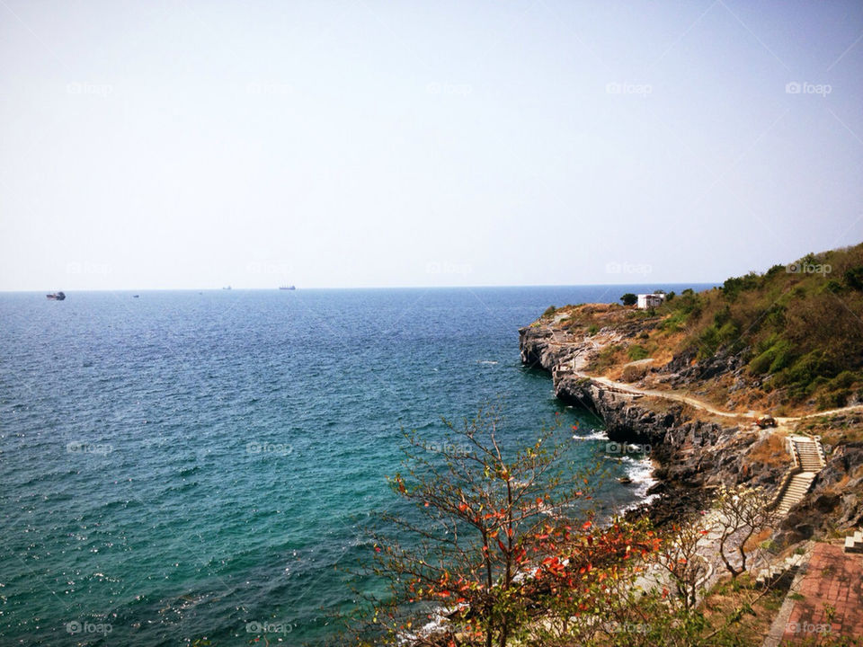 sea view thailand island by ptheerak