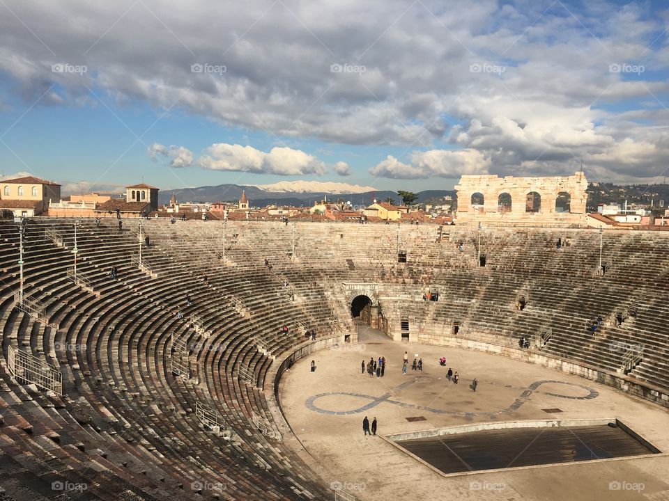 Stadium, Theater, Amphitheater, Architecture, Travel