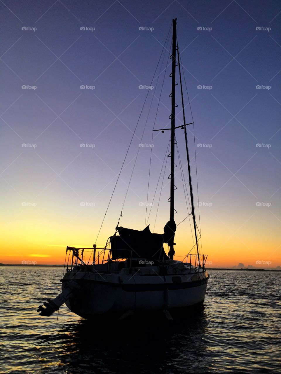 Water, Sailboat, Sea, Boat, Sunset