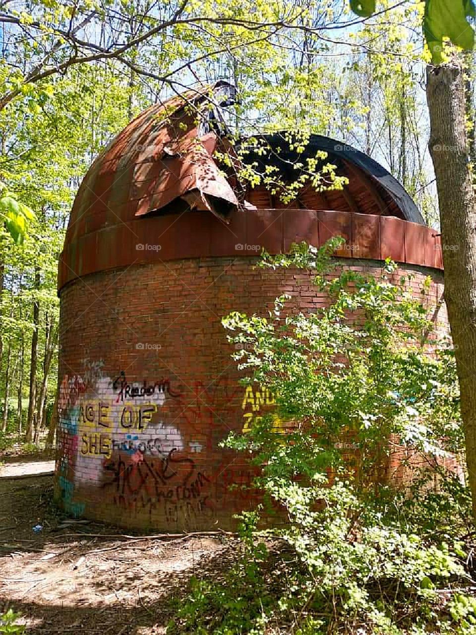 Abandoned Knightridge Space Observatory, Bloomington, IN