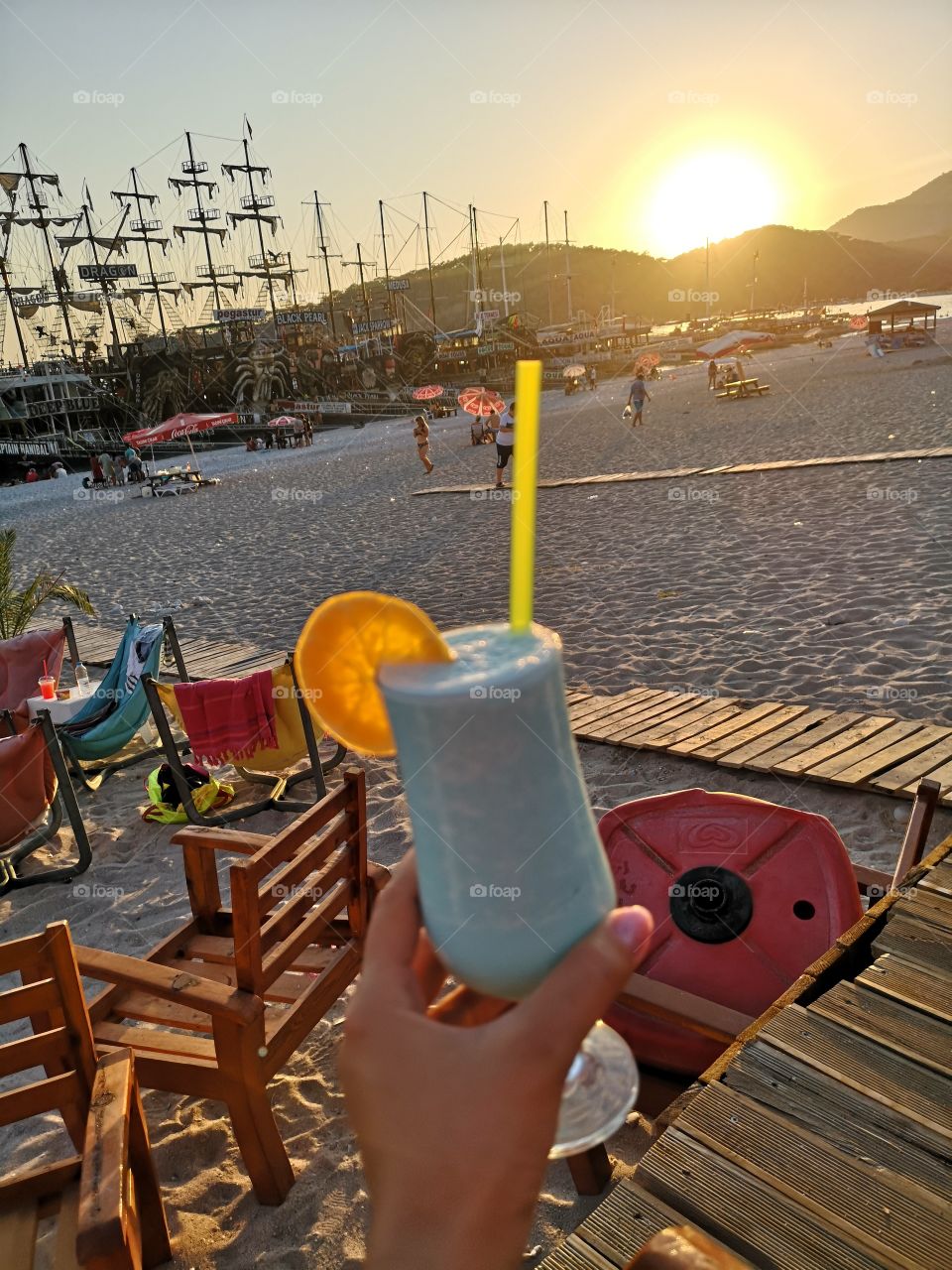 Sunset in Oludeniz