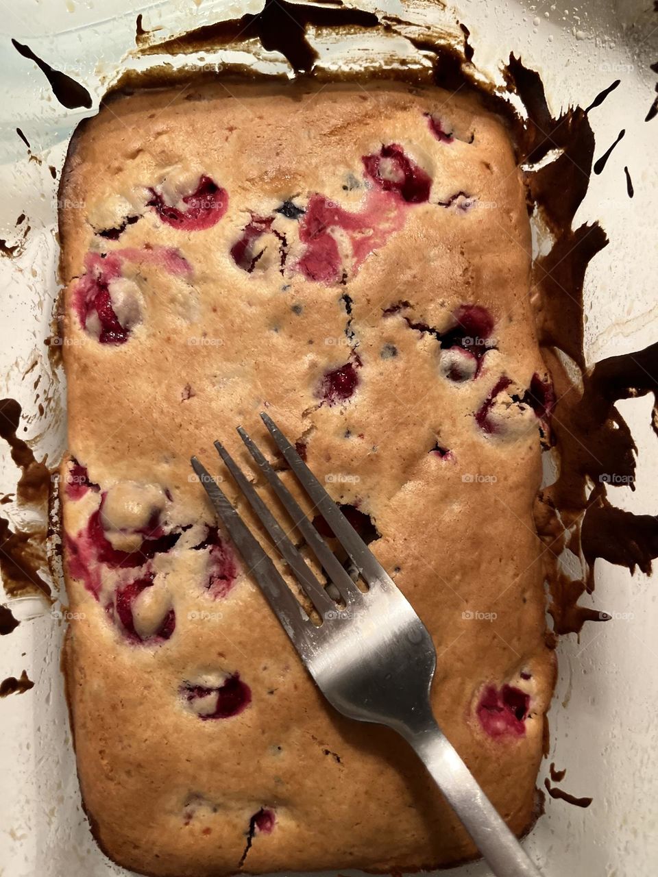 Berry bread homemade 