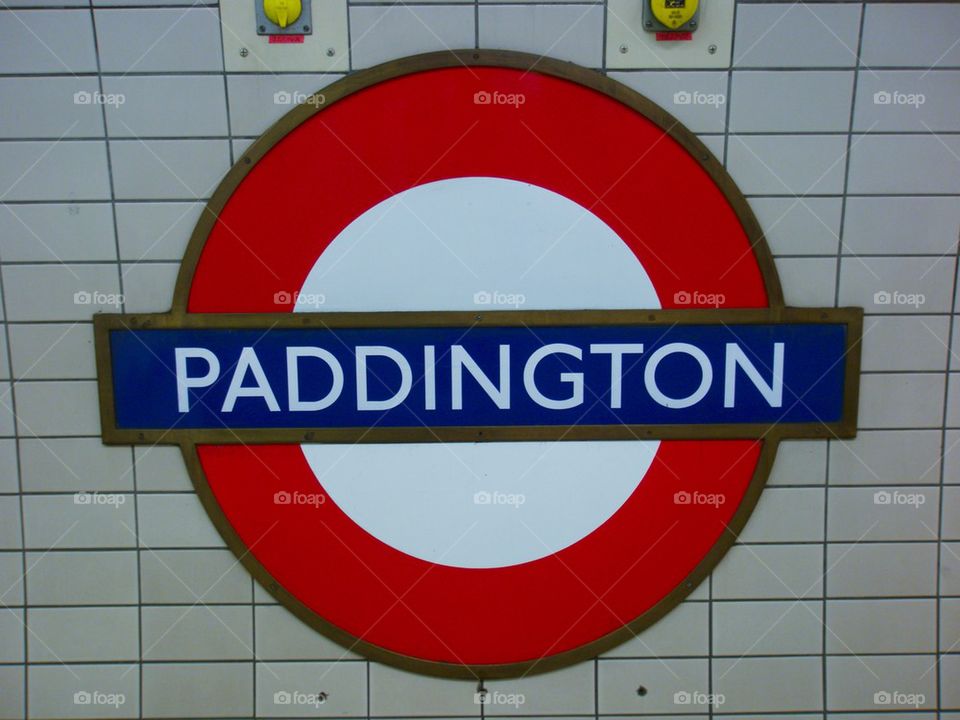 THE PADDINGTON STATION UNDERGROUND LONDON, ENGLAND