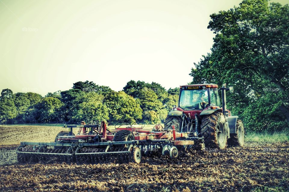 Tractor. Agriculture 