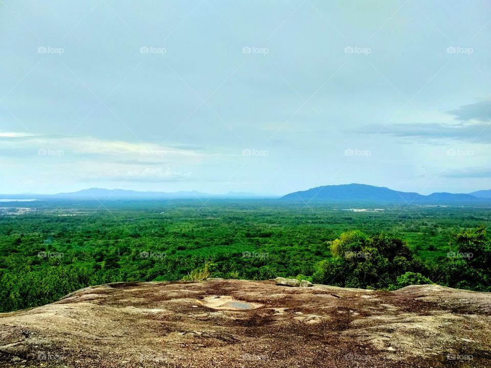 Landscape from about the rock hill