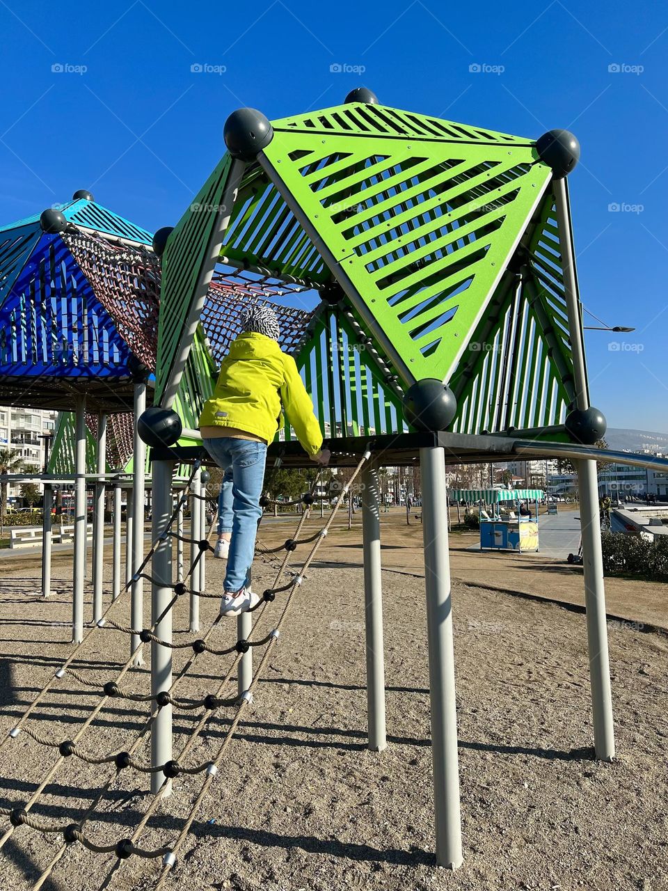 Triangle figure playground 
