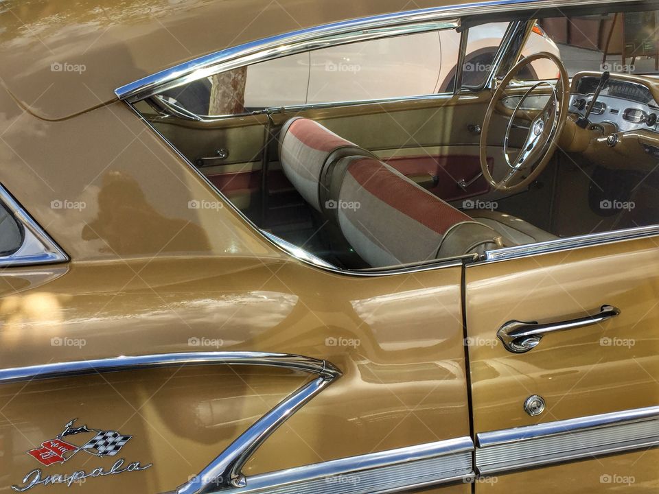 Classic Chevy Impala interior