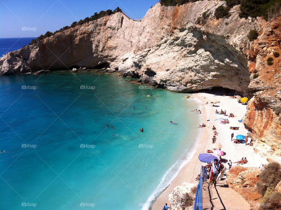 beach summer lefkada lefkas by canan17ro