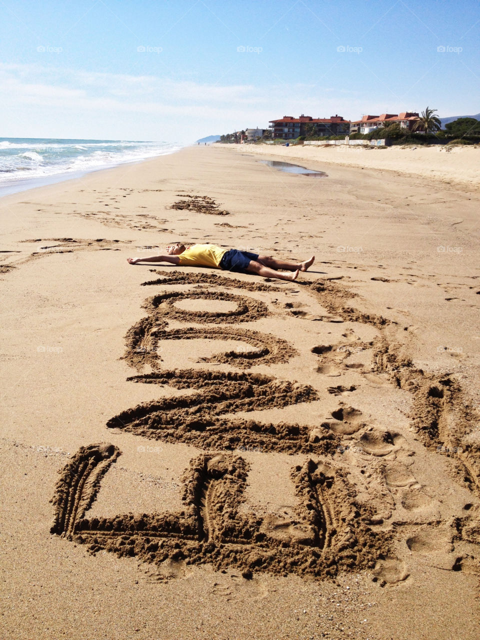 beach relax enjoy write by formalhaut