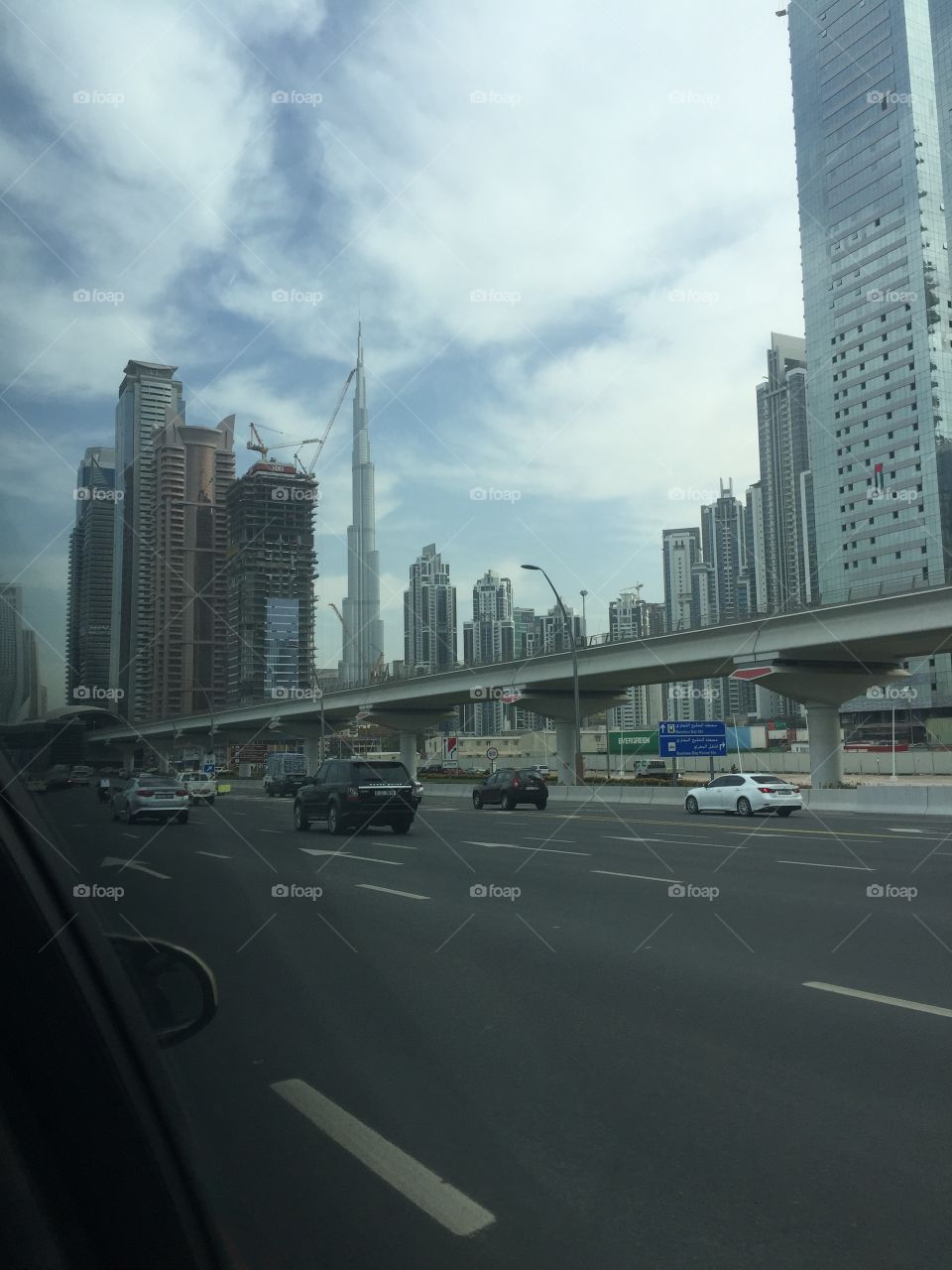 Road Dubai uae