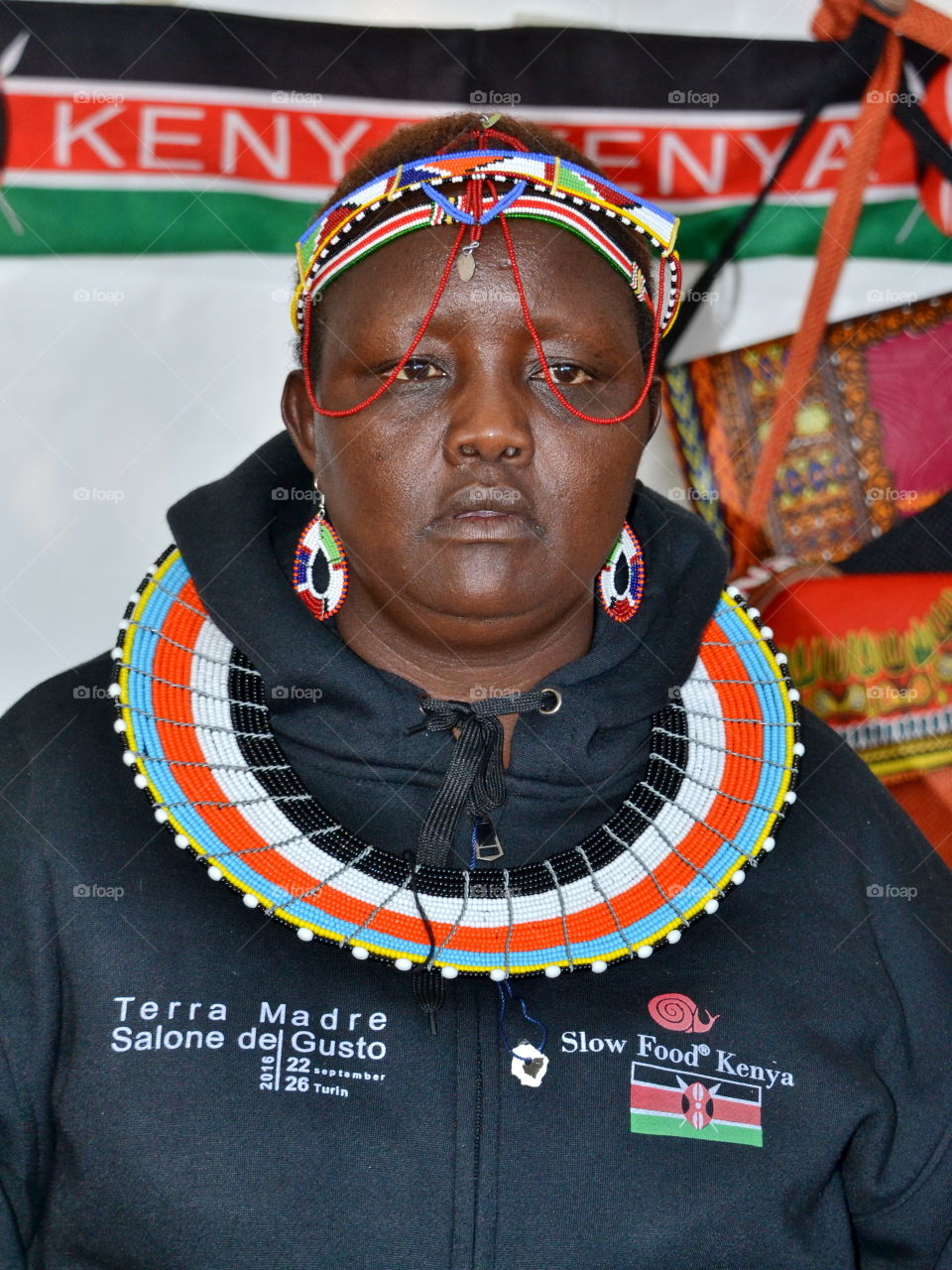 portrait of a Kenyan woman