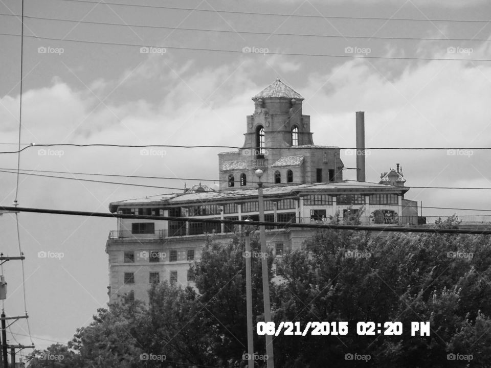 old historical building 🏢. This is a historical building located in Mineral Wells Texas. The locals say that this building is haunted