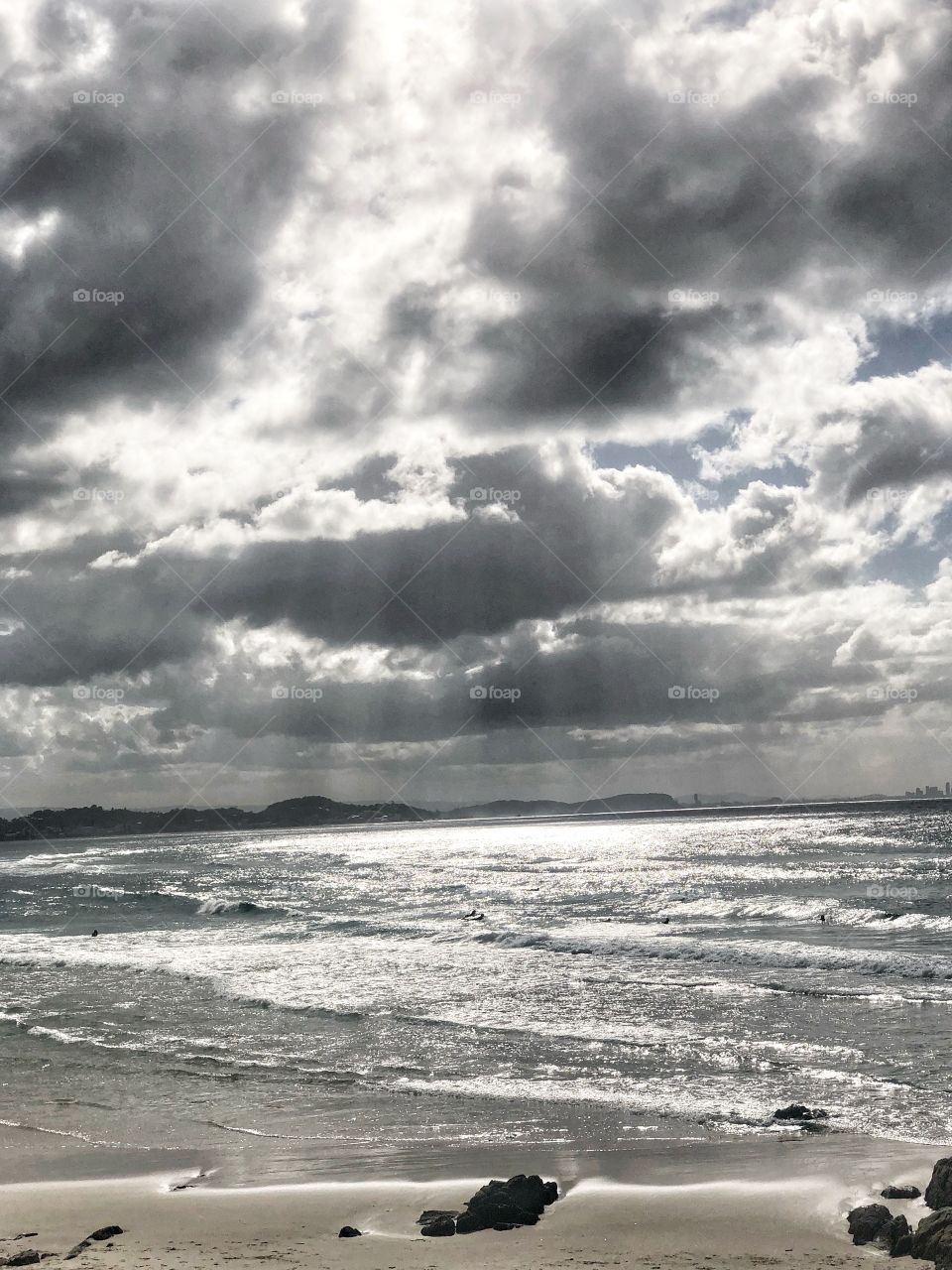 About to storm, still surfing