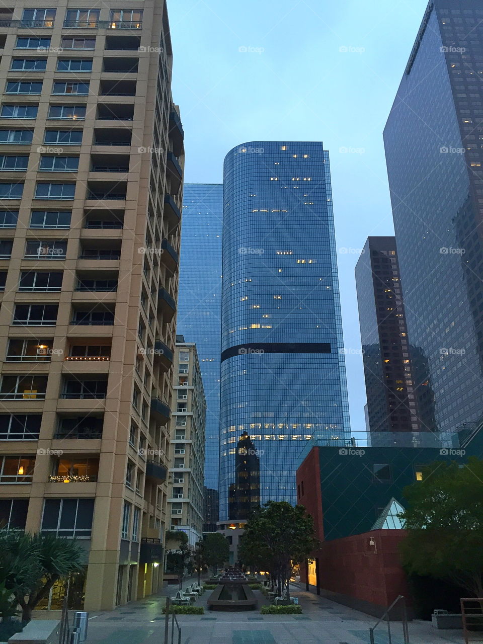 View of skyscrapers against sky