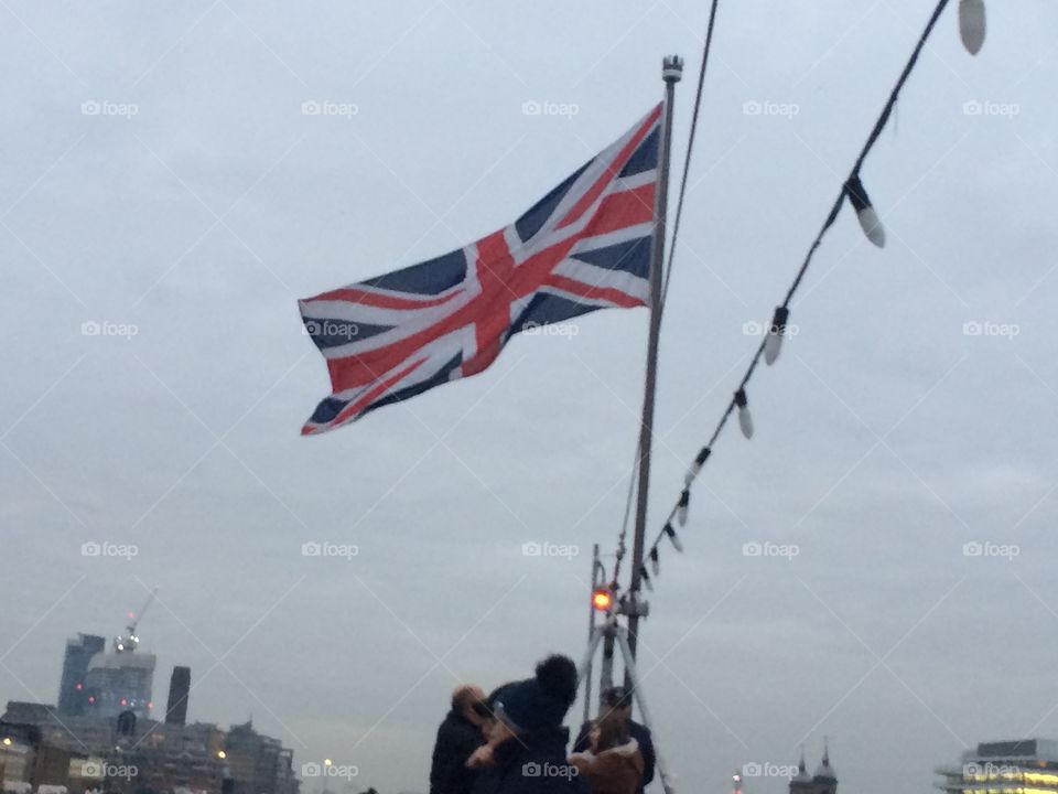 Union Flag, HMS Belfast, London