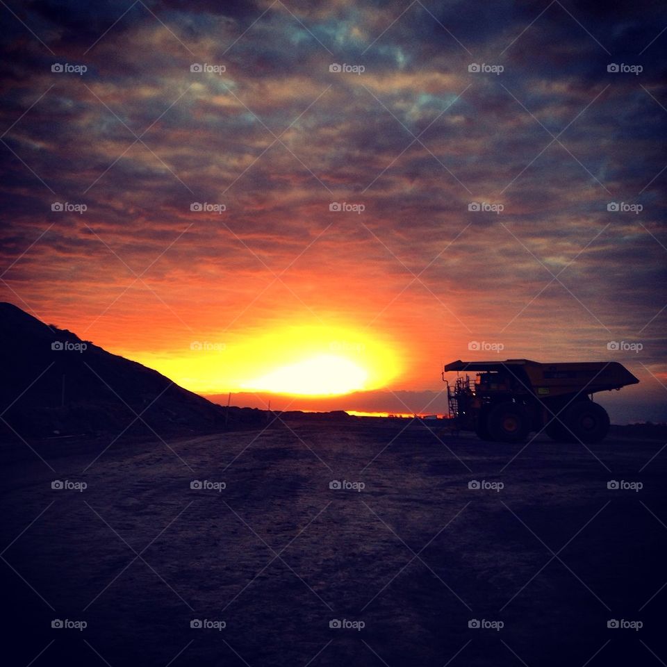 Early morning mining