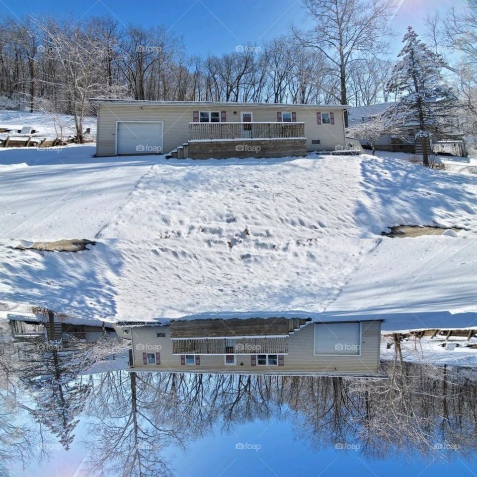 Nature ❤️ Nature is beautiful when it's winter , but it's more beautiful when it's fully covered with ❄️❄️❄️