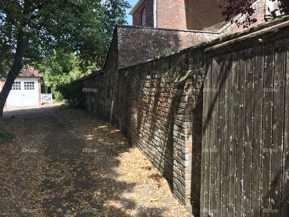 Wall in Salisbury England 