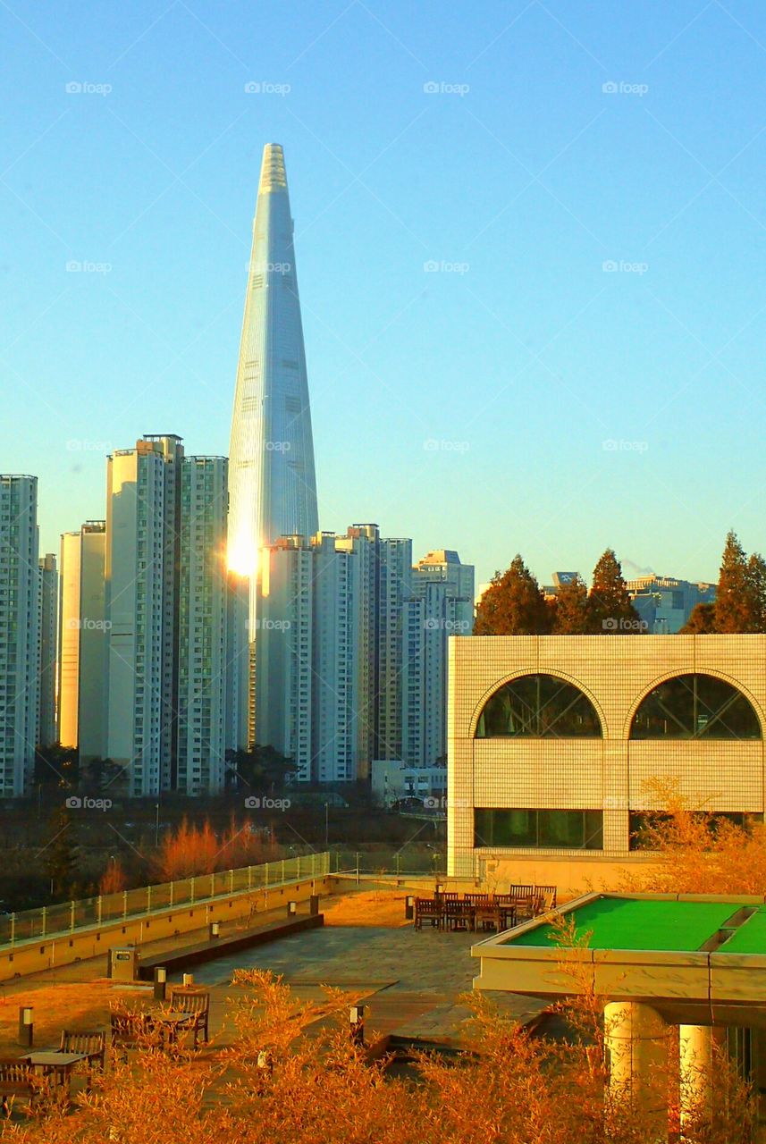 lotte world tower, Seoul, Korea