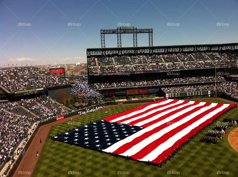 Opening Day!. Colorado Rockies Opening Day at Coors Field