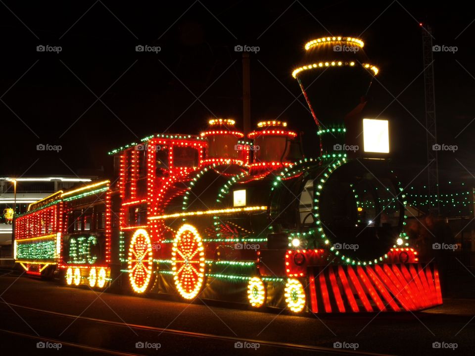 Blackpool illuminated tram