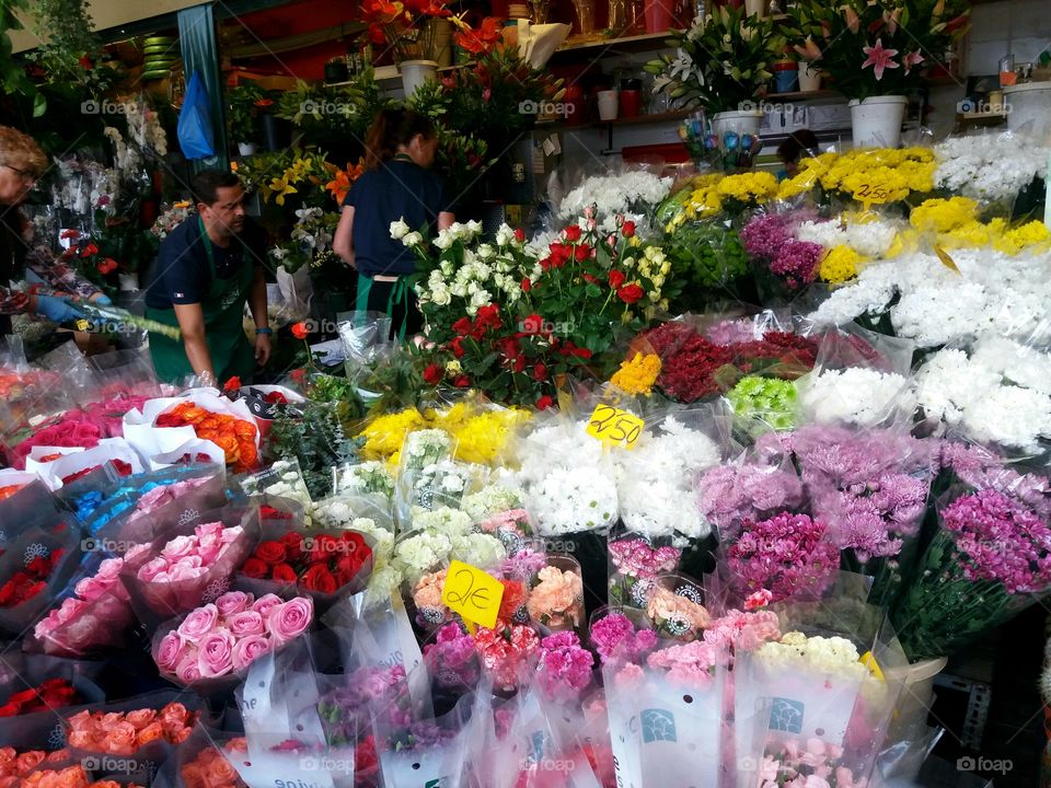 flowers market