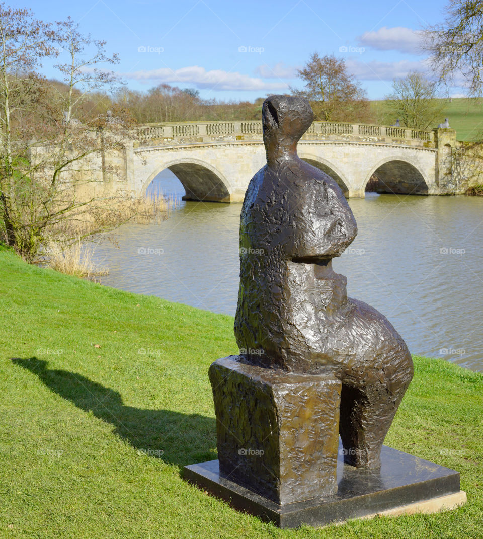 Statue. Open air sculpture 