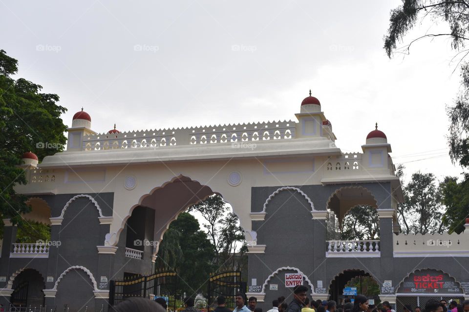 Intricate stone structures with pointed arches, ribbed vaults, and flying buttresses