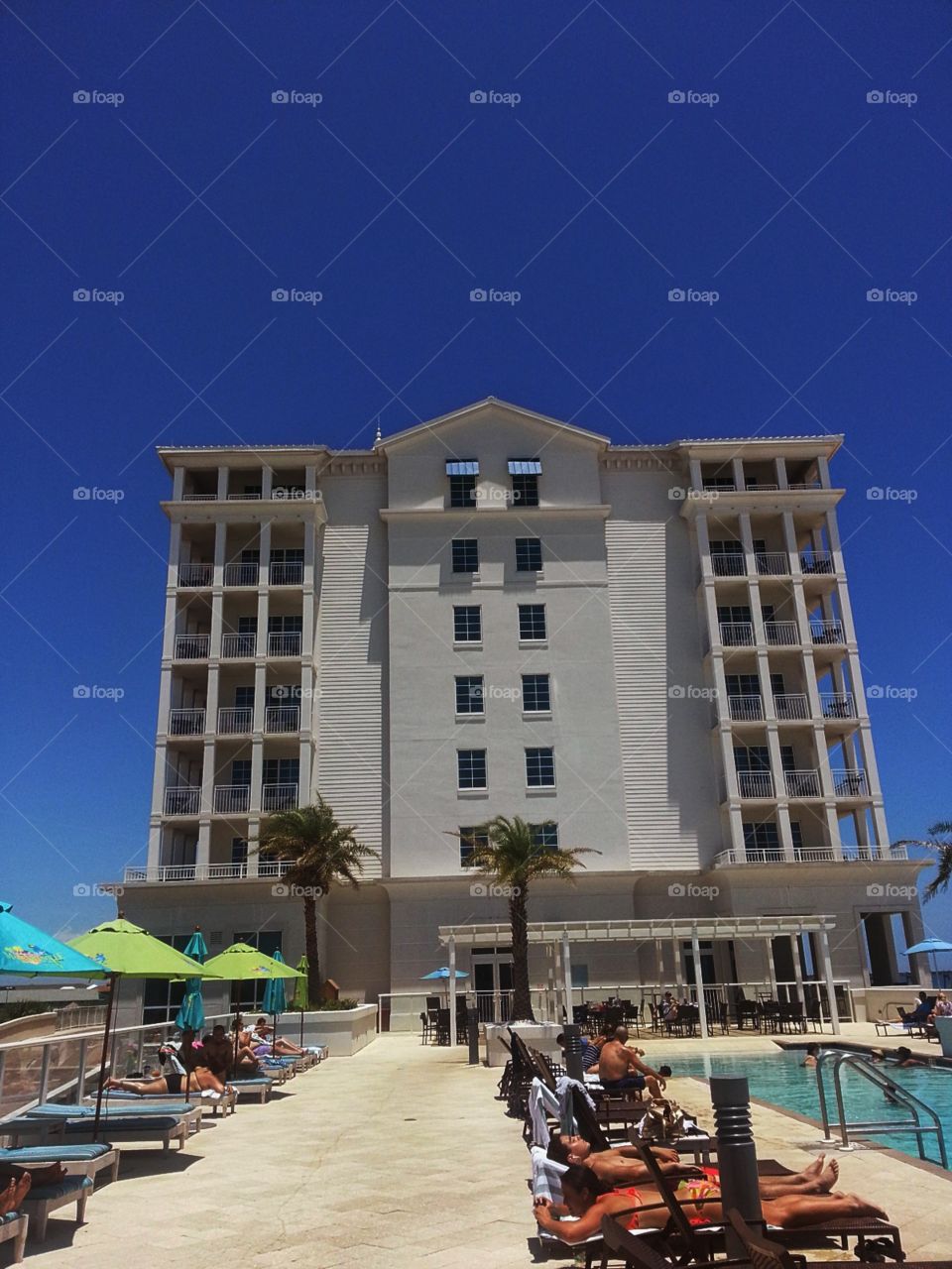 Pool Side Summer Resort