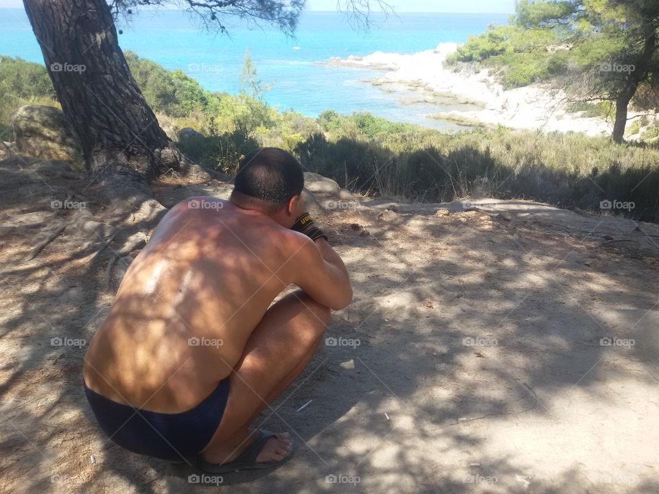 Photographer on the beach