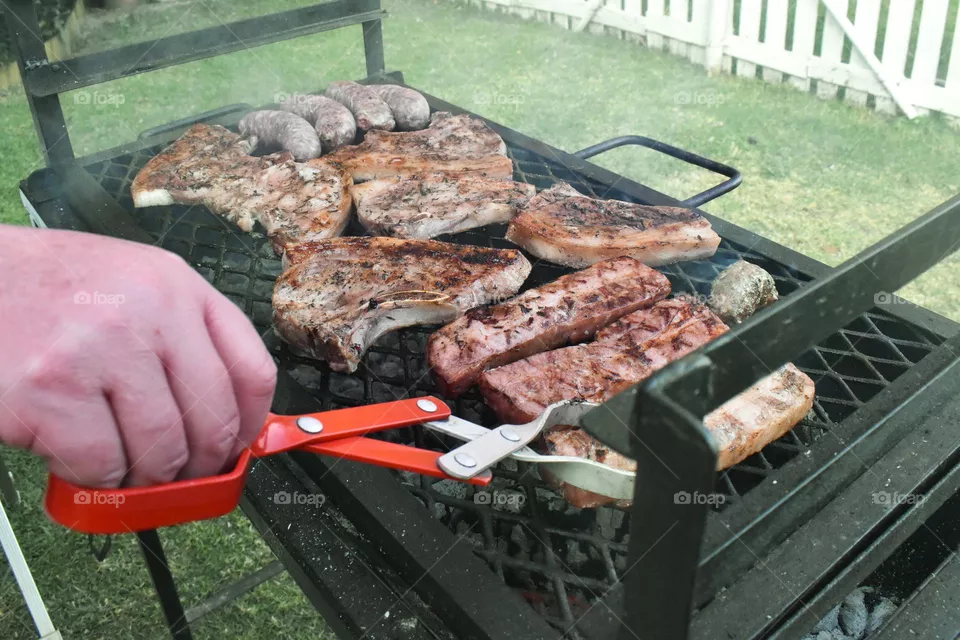 Weekend barbecue and grill 