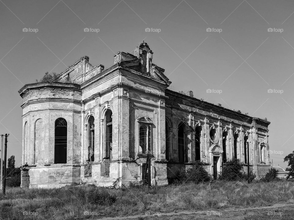 RUINS OF THE CATHEDRAL OF THE DORMITION OF THE HOLY MOTHER OF GOD (Odessa region, Ukraine)