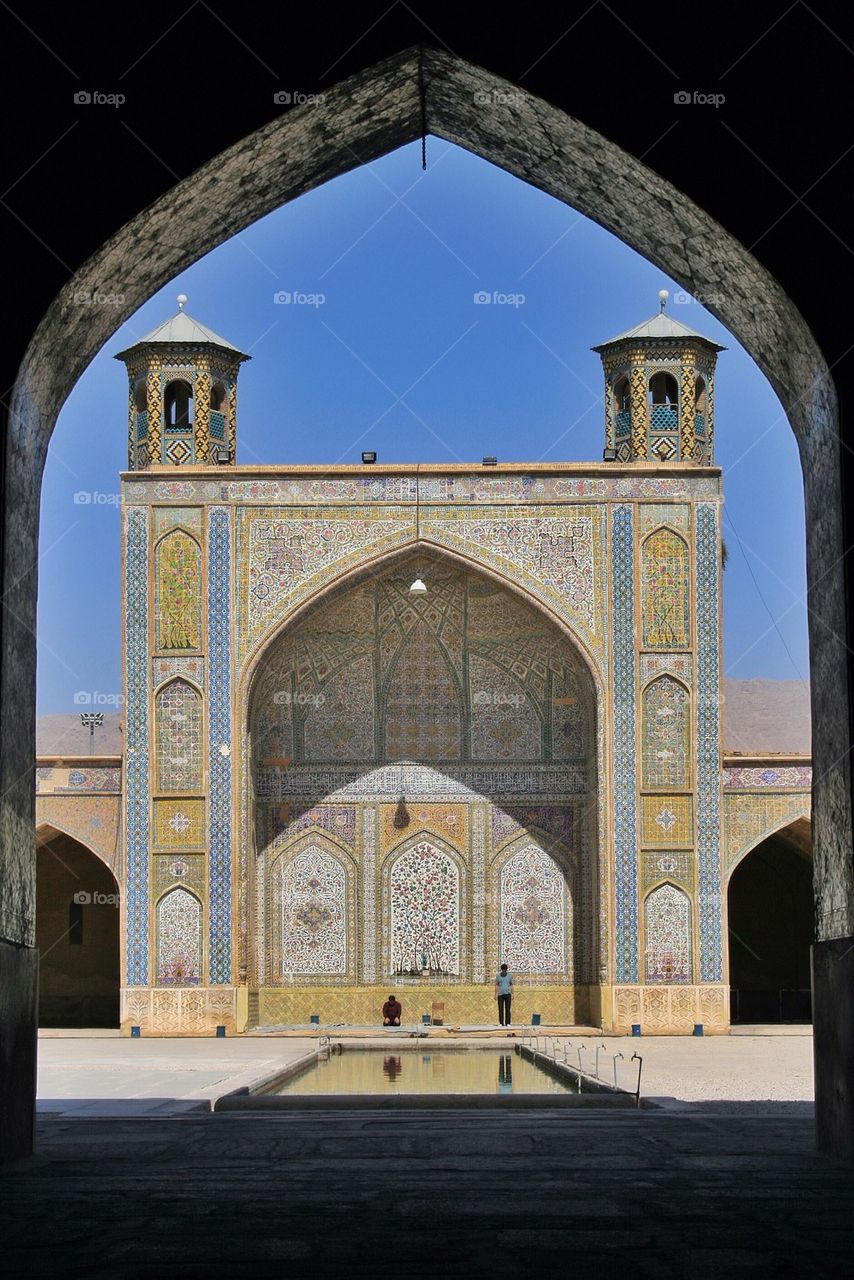 Worshippers in Isfahan