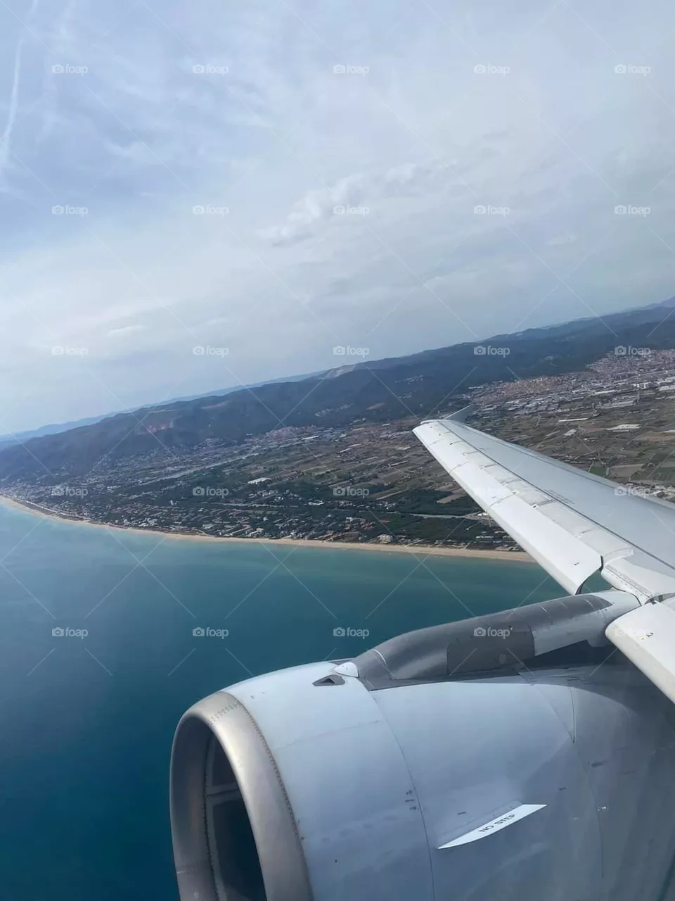 Flight over Spain