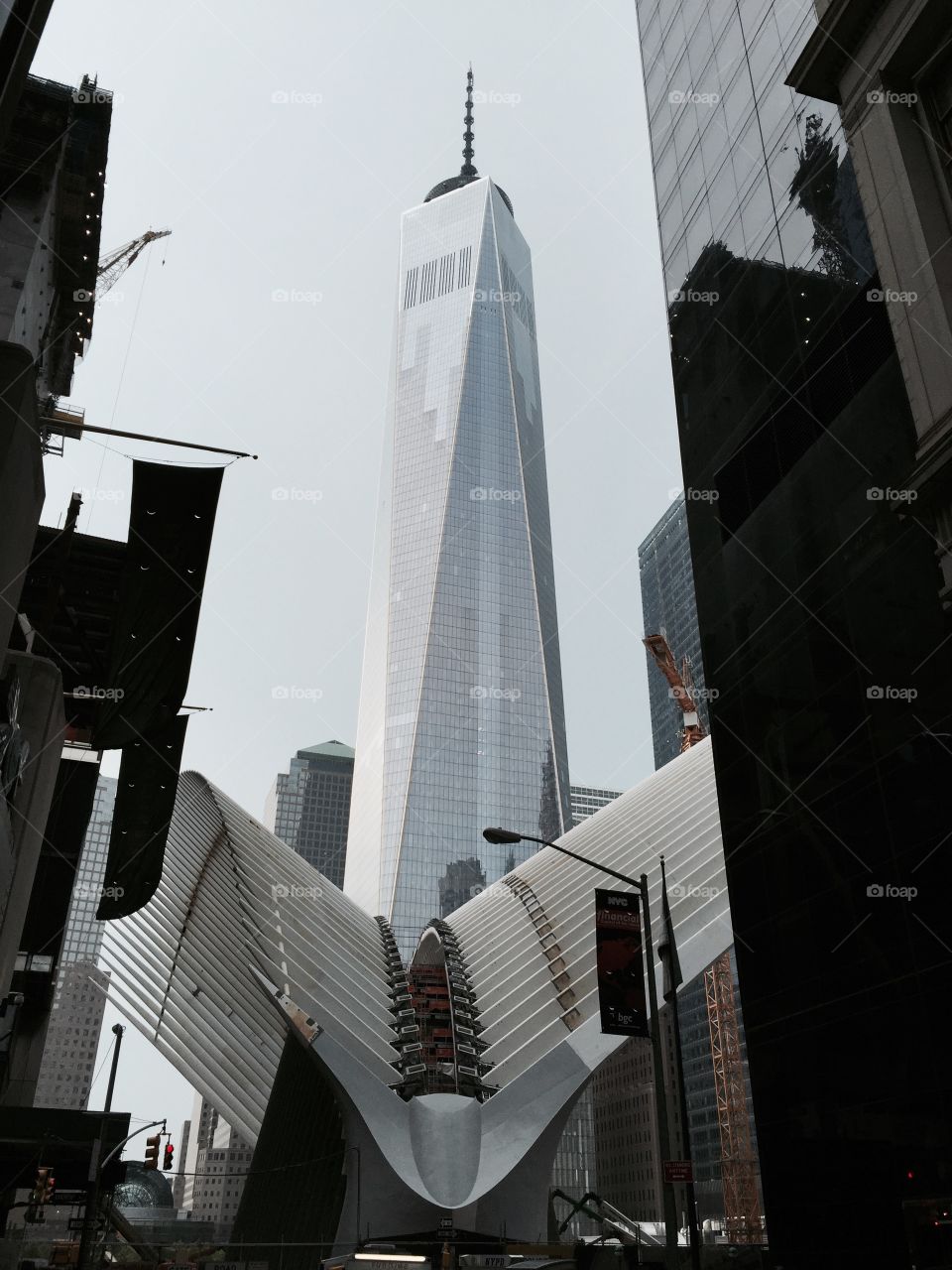 Freedom Tower. NYC neighborhoods