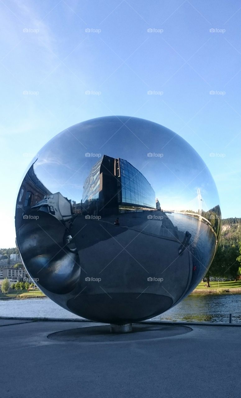 Sculpture. Drammen, Norway