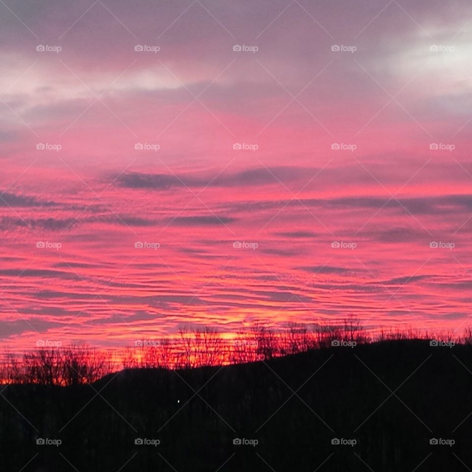 pink sky