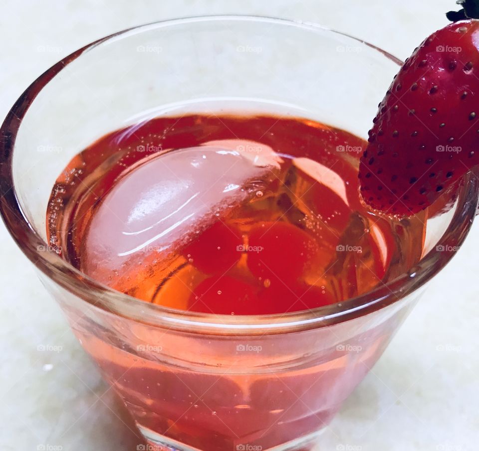 Strawberry soda