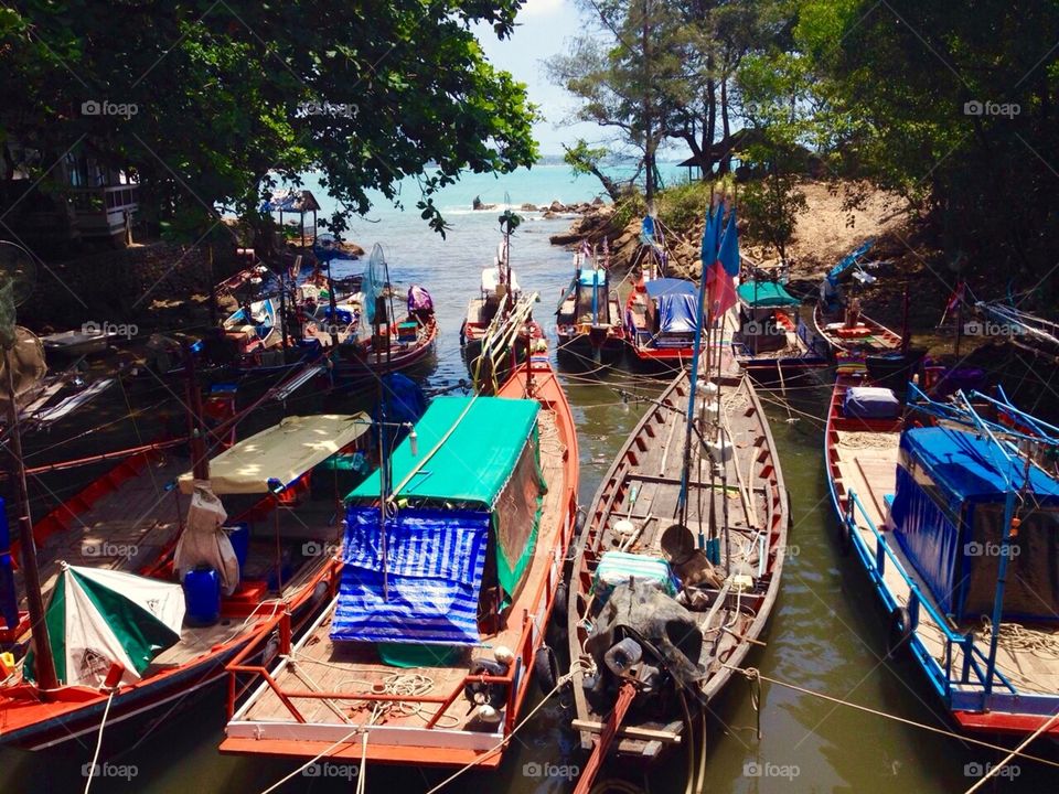 Where are the captains?. Taken at a Koh Samui Thailand resort