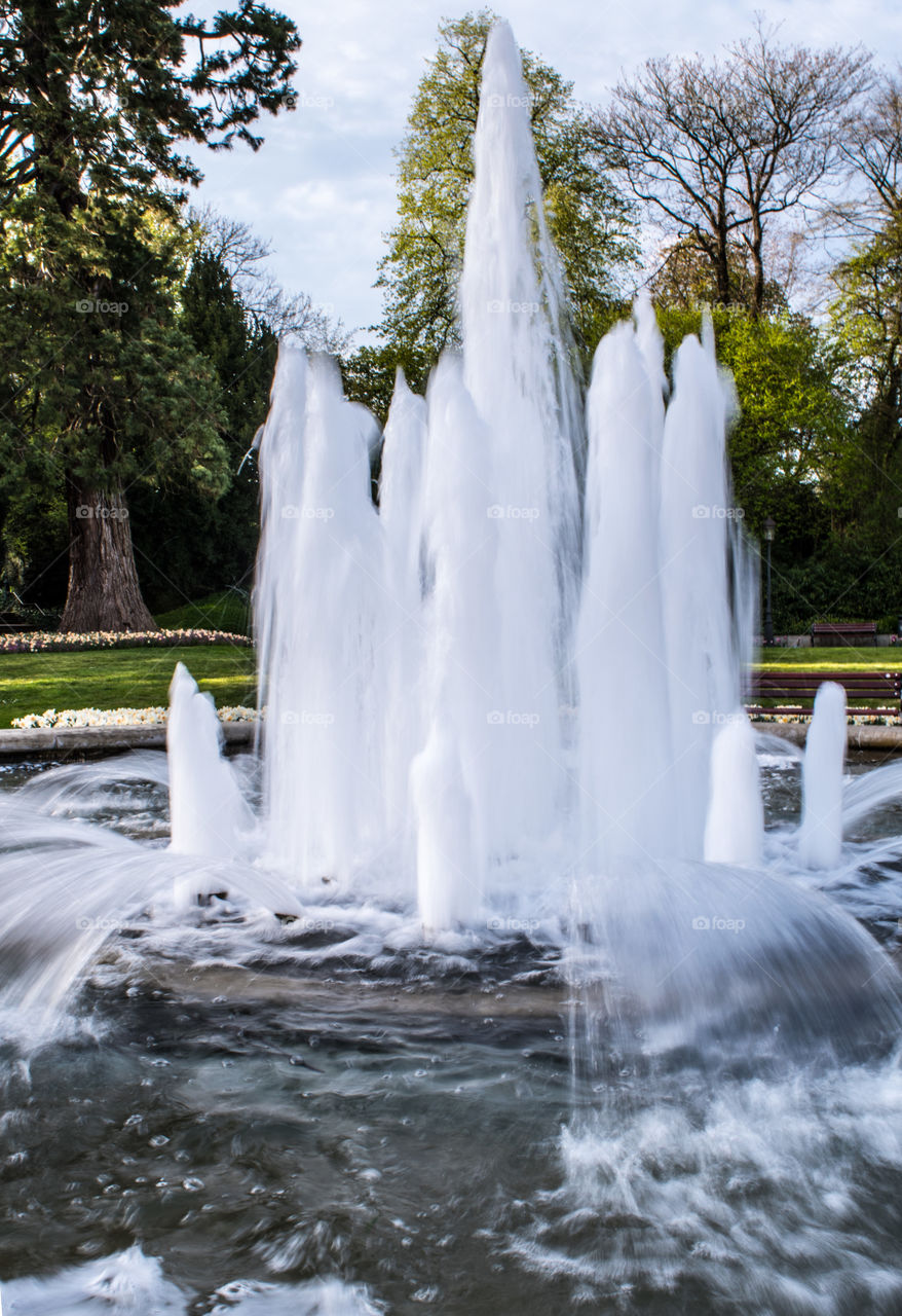 Fountain at the Luxembourg park