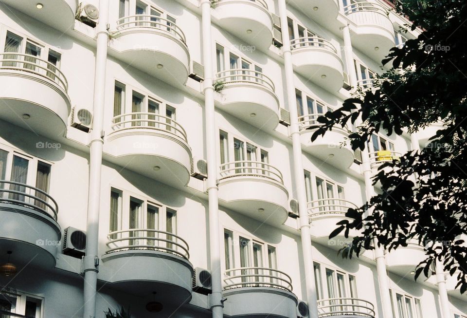 Balconies of the house 