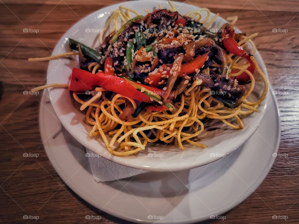 Food yummy served table day part