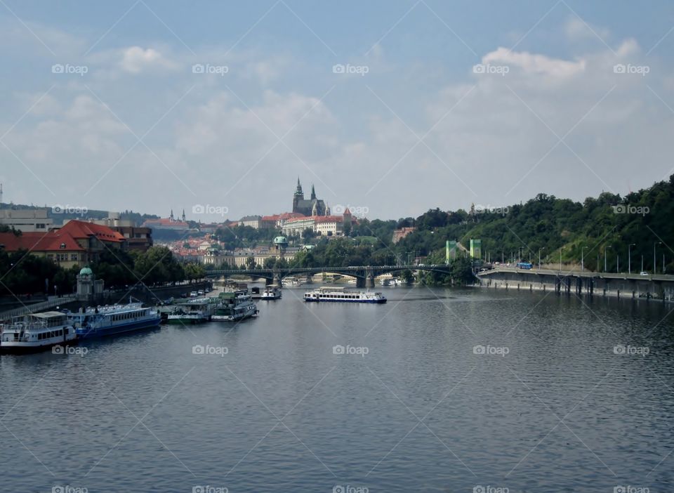 The Vltava River in Prague