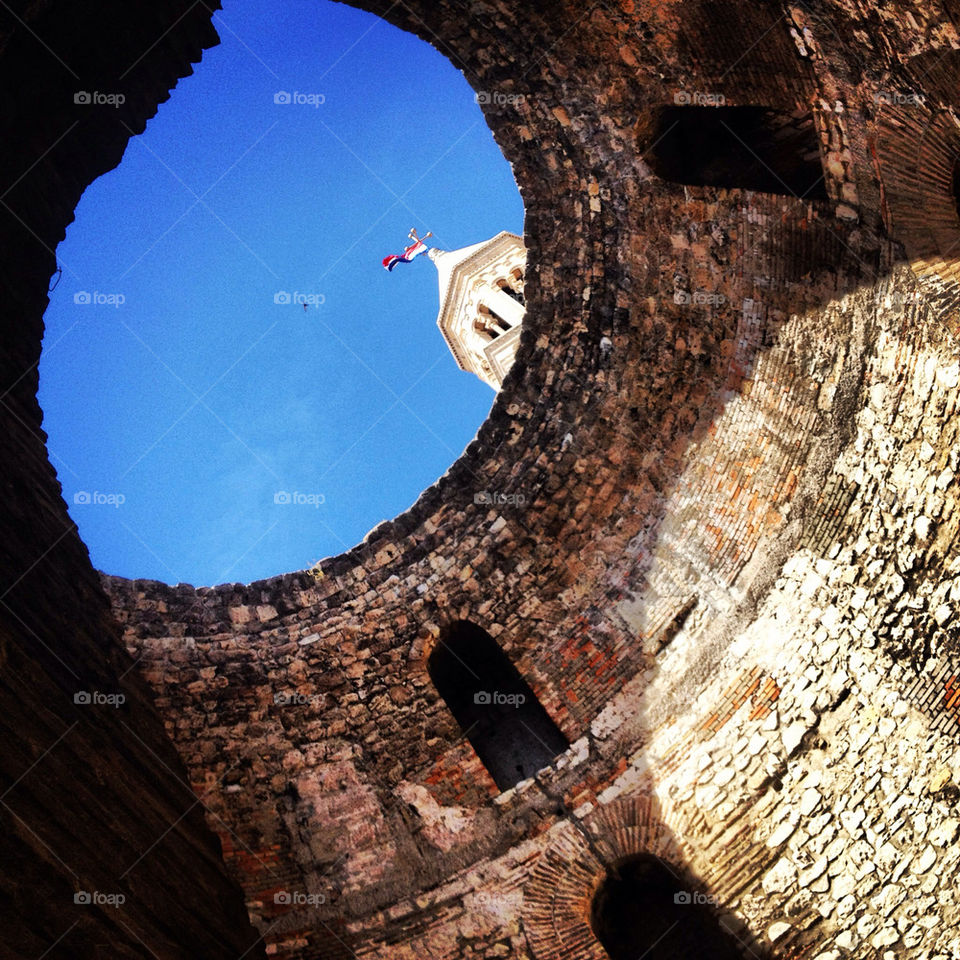 sky church history tower by balas_mihai