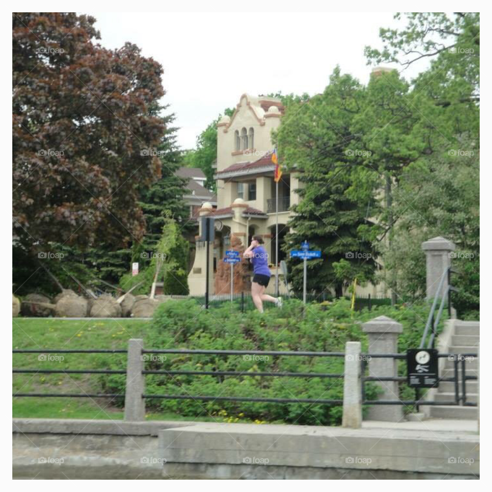 Rideau waterway in Ottawa