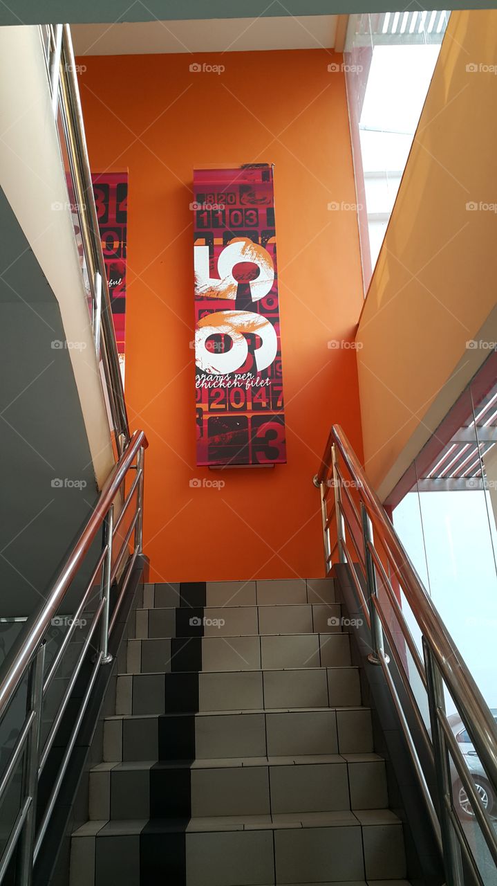 staircase at KFC Seremban