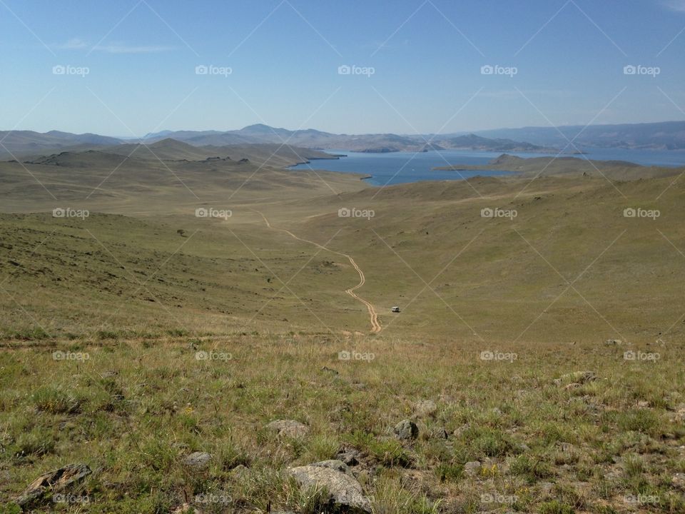 Island Olchon in Sibiria 