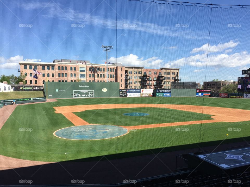 Fluor Field - Waiting for the game to begin!